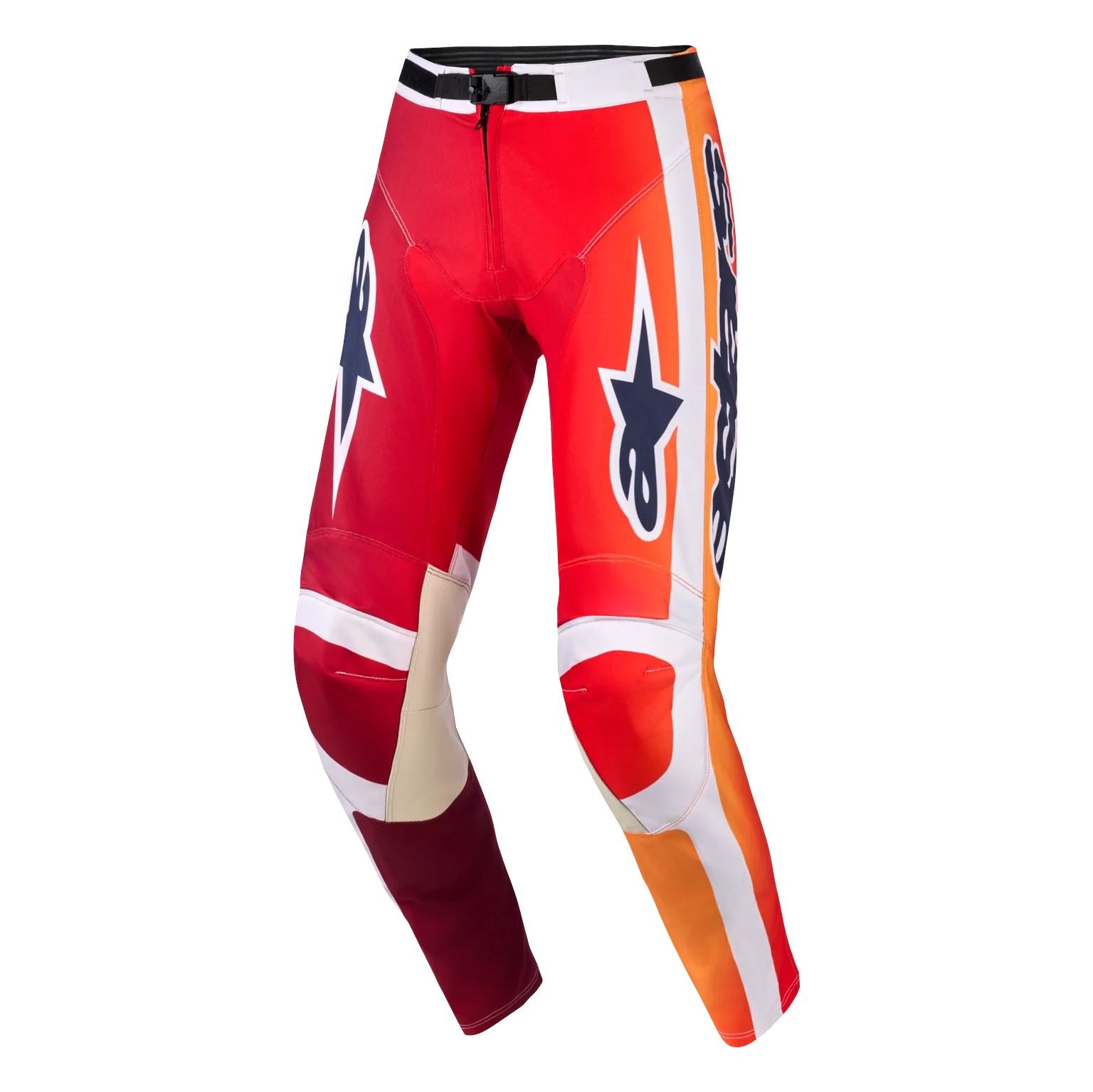 Alpinestars 2026 Racer Portl Motocross Pants Red Light Grey Dark Grey